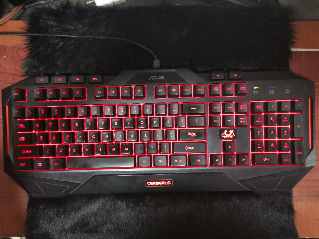 Asus Cerberus Gaming Keyboard Electronics Computer Parts Accessories On Carousell