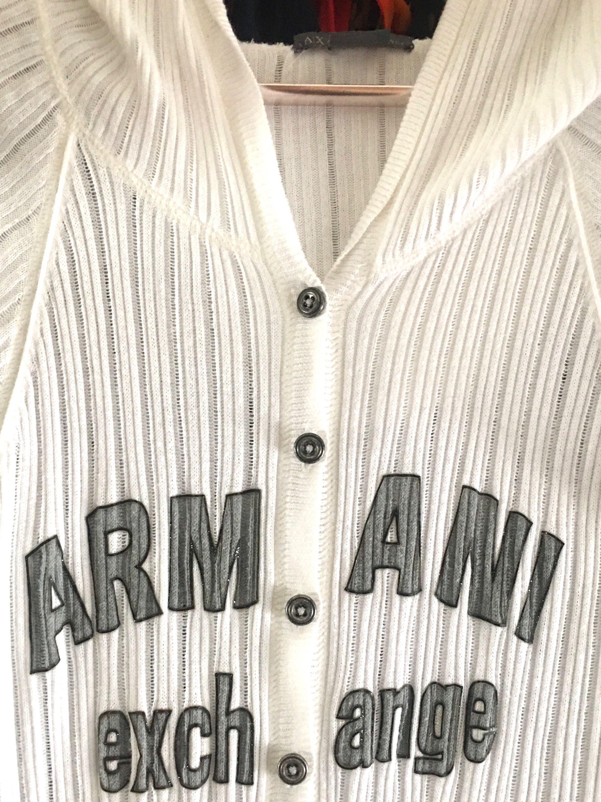 Women's armani hoodie sale