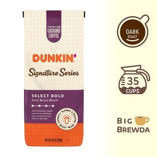 Big Brewda - Dunkin' Donuts Signature Series Select Bold Dark Roast Ground Coffee 10oz / 283g