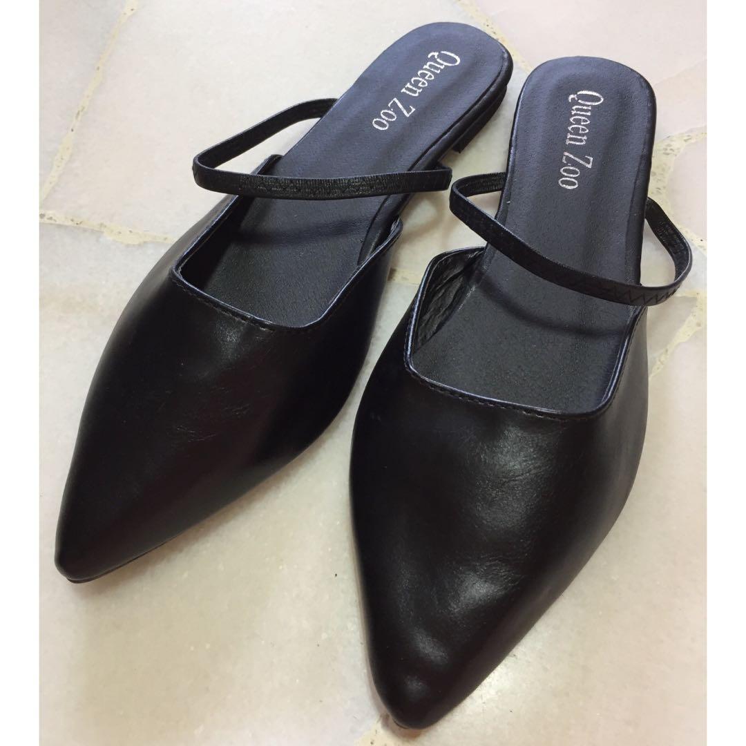 Ballet Flats Ladies Casual shoes, BLACK 