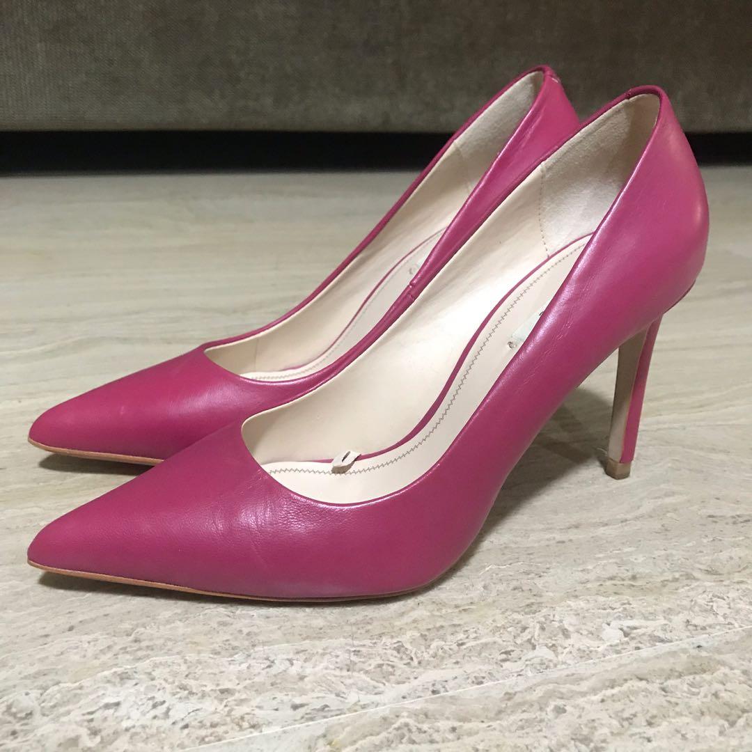 purple heels size 8
