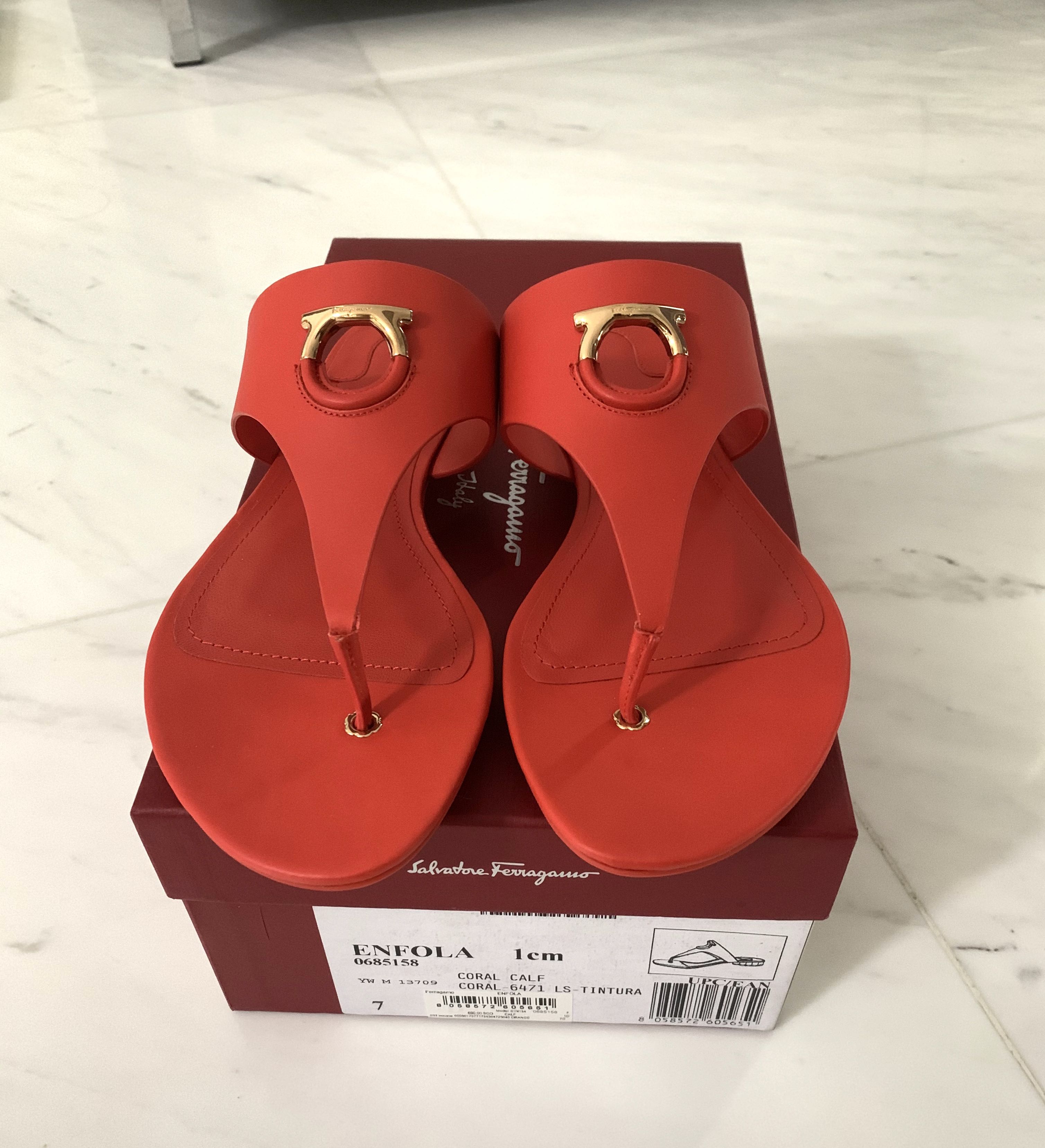 salvatore ferragamo enfola sandals