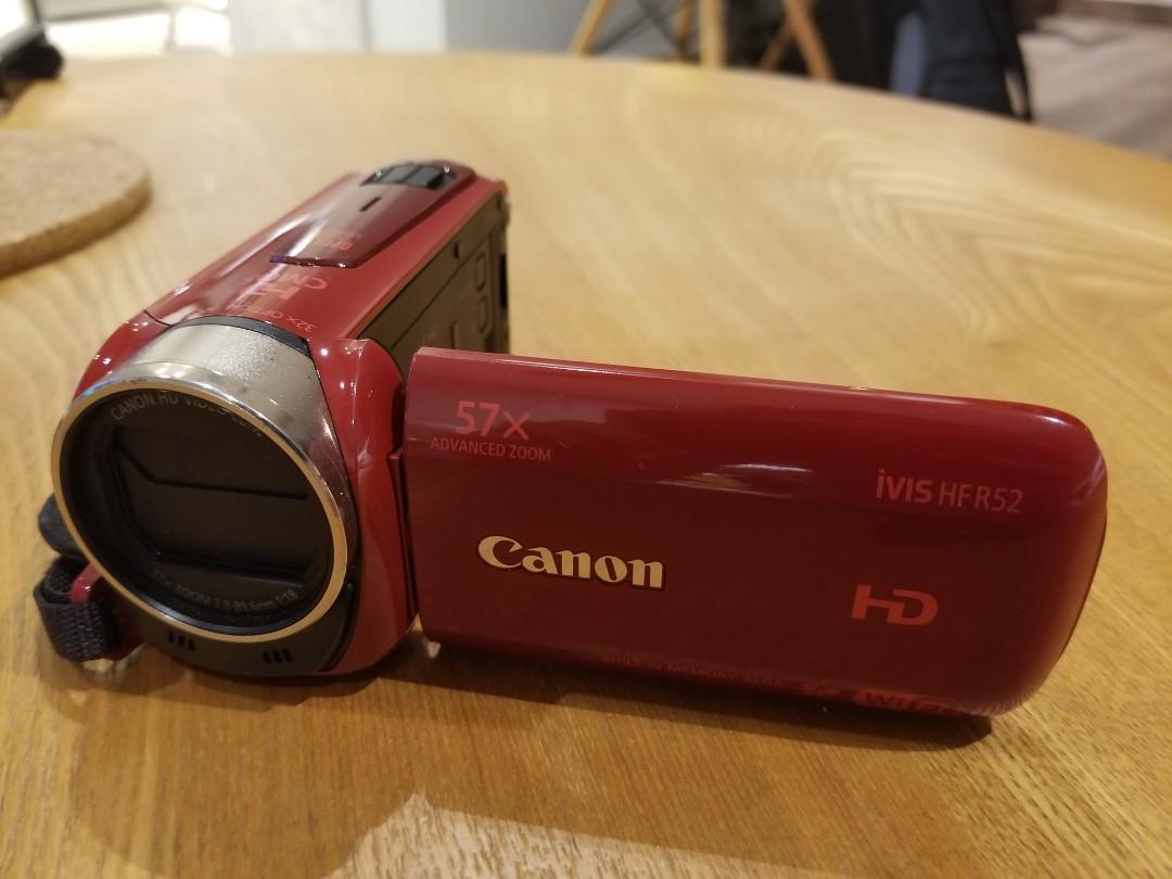 Canon Camcorder 攝錄機IVIS HF R52, 攝影器材, 攝錄機- Carousell