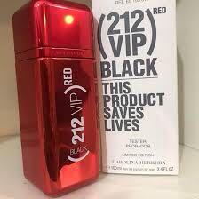 carolina herrera 212 vip red black
