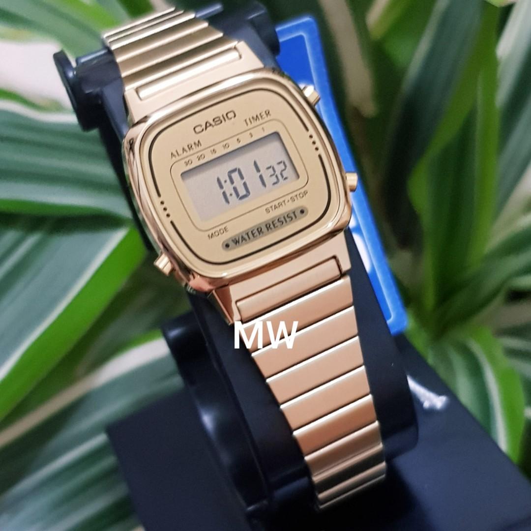 Casio la670 clearance gold