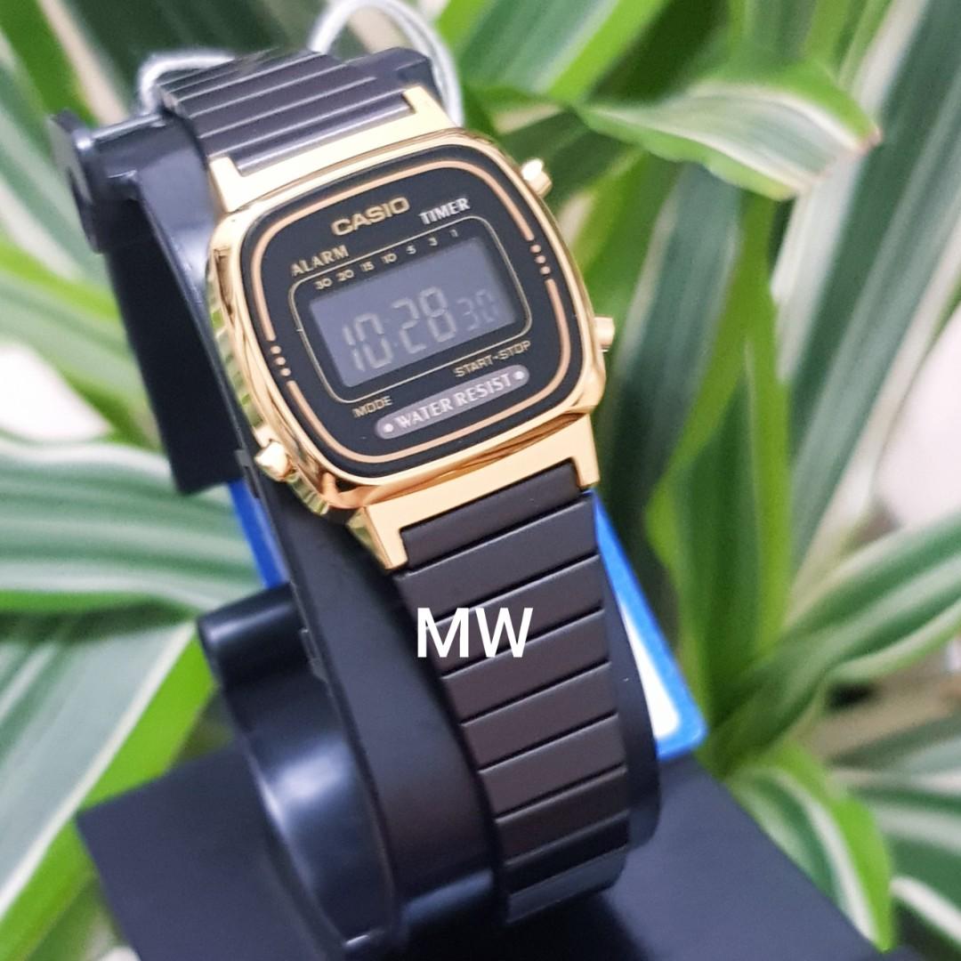 Casio gold face mini watch online