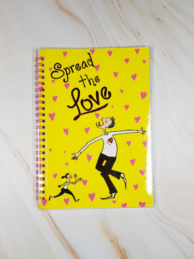 Cattleya Spiral Notebook Spread the Love (Category: Stationery & School Supplies) located in Manila. Submitted by snowflakes.specials (Listing ID 1032079682, Image 3). Description: .