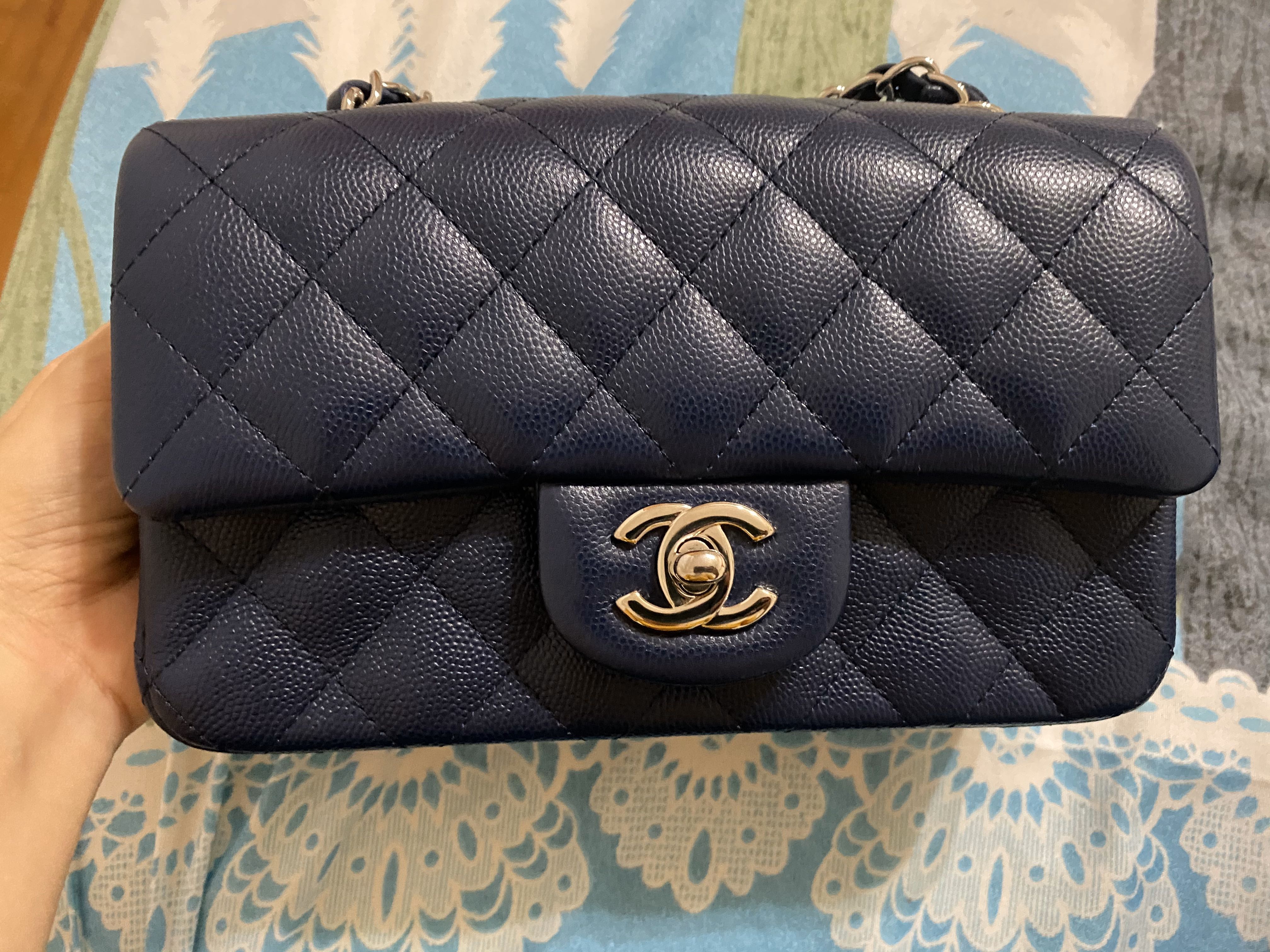 Rectangular chanel mini sale