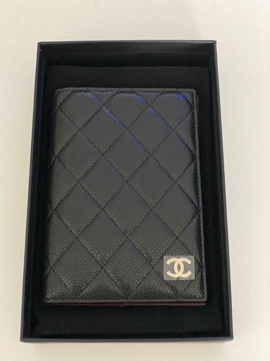 Chanel Passport Holder, Luxury, Bags & Wallets on Carousell