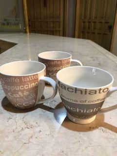 Coffee mug set of 3
