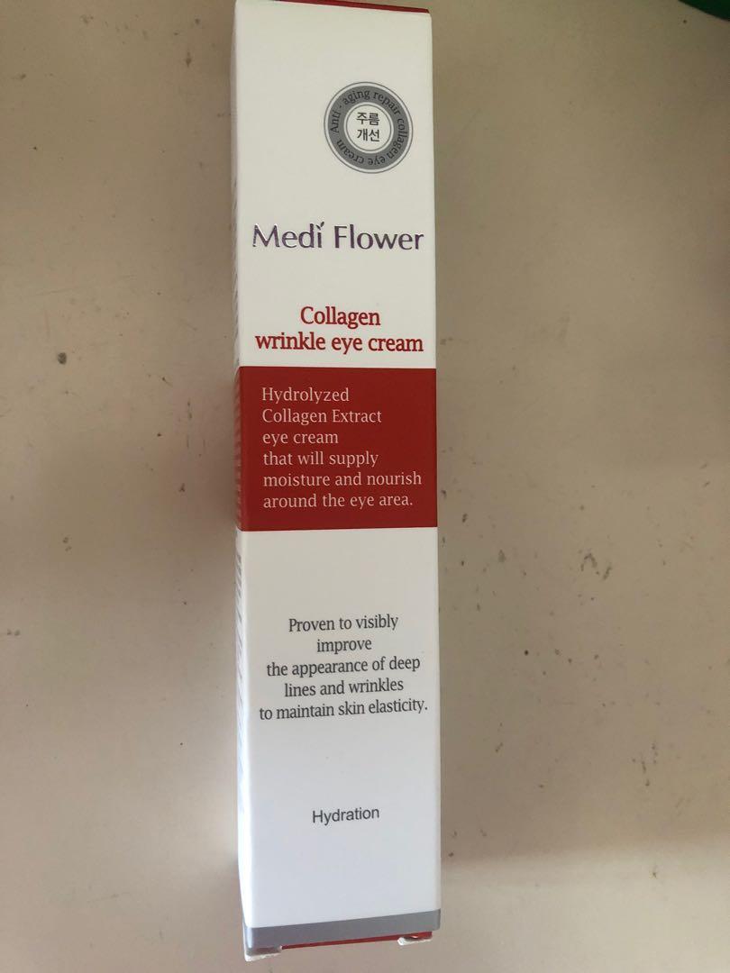 medi flower collagen wrinkle eye cream