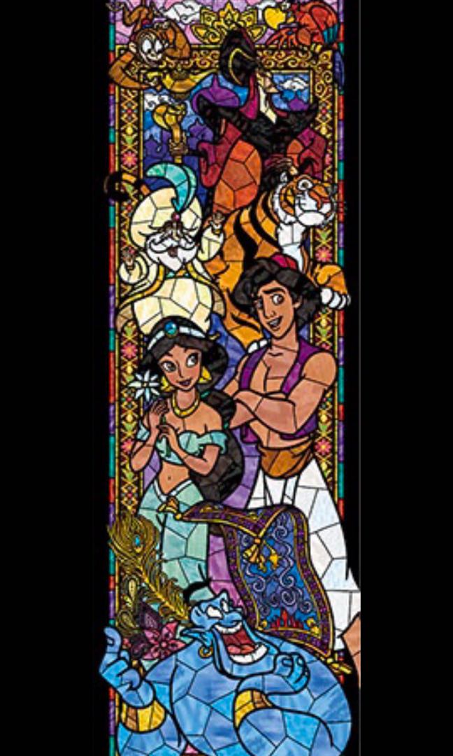 456 Stück Puzzle Disney Villains Glasmalerei Gloss Series Stained Art 