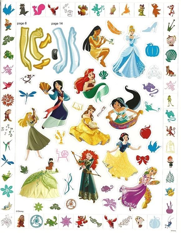 Disney Princess 500 Stickers | English | Activity Book | Children's ...