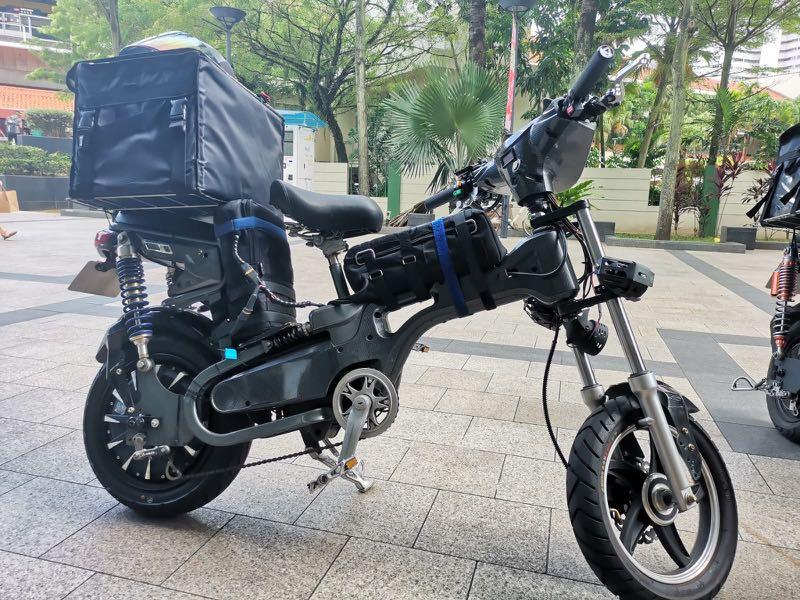 Blue online tag ebike