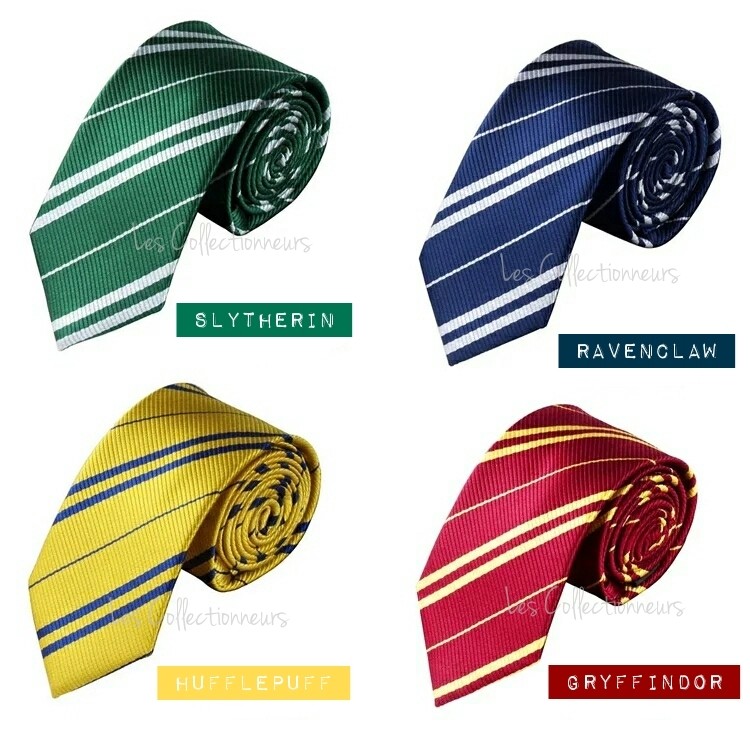 Harry Potter Hogwarts Ties (Gryffindor, Slytherin, Ravenclaw