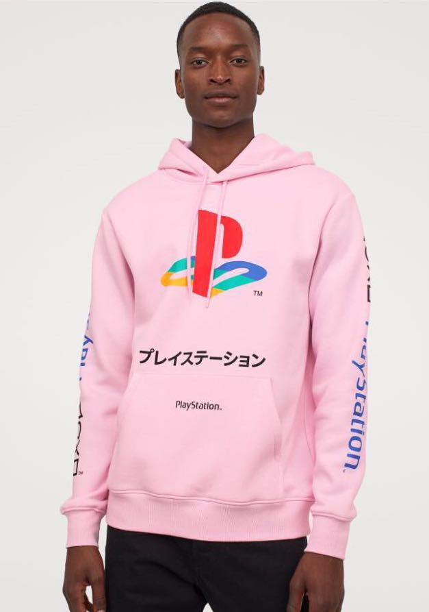 Pink playstation hoodie new arrivals