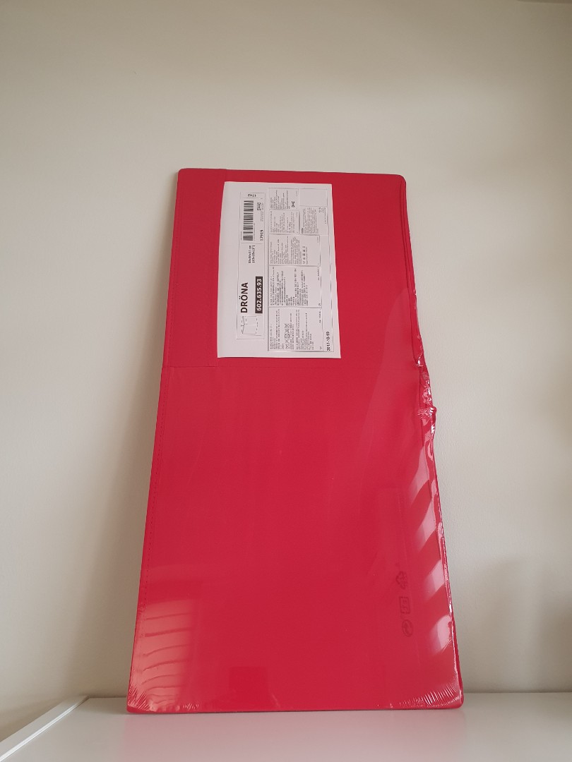 IKEA Drona Storage Box Red, Furniture & Home Living, Home Improvement