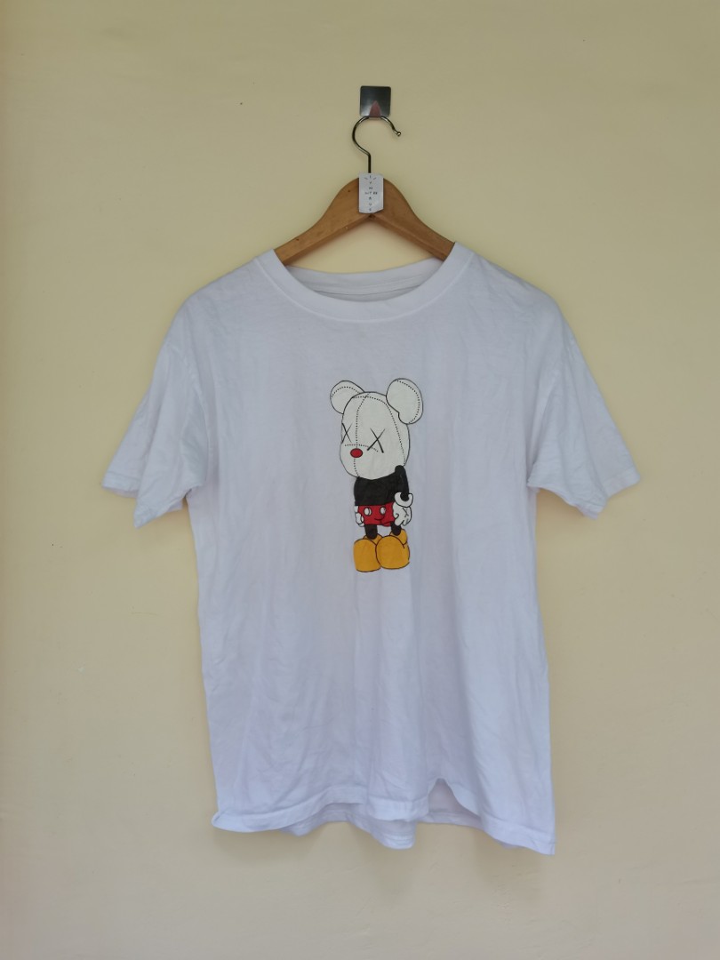 Kaws mickey mouse shirt clearance