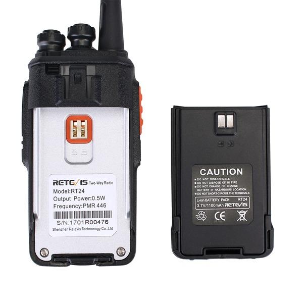License free IMDA Approved, 2PCS (1 pair) Retevis RT24 Walkie Talkie ...