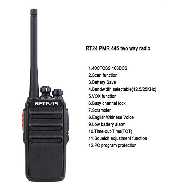 License free IMDA Approved, 2PCS (1 pair) Retevis RT24 Walkie Talkie ...