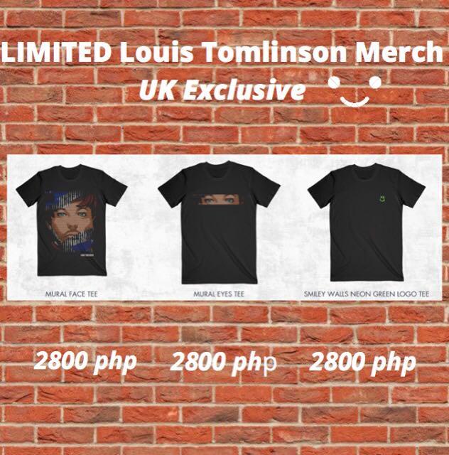 Louis Tomlinson Limited Merch (Category: Others Tops) located in Manila. Submitted by stefandraboutique (Listing ID 1031924226, Image 3). Description: Louis Tomlinson Merch which are limited are now available 🥰.
