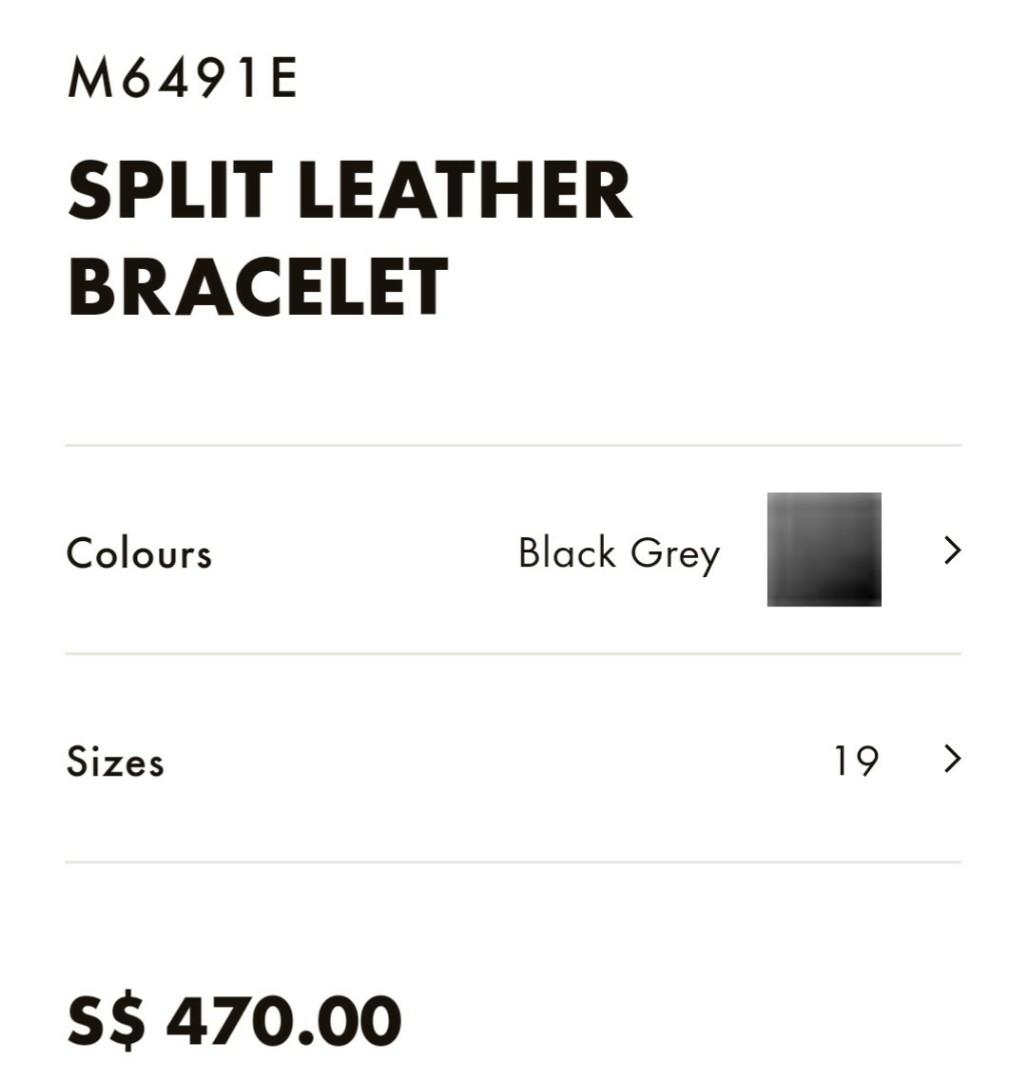 Louis Vuitton 2022 SS Neo Split Taïgarama Leather Bracelet (M8038D)