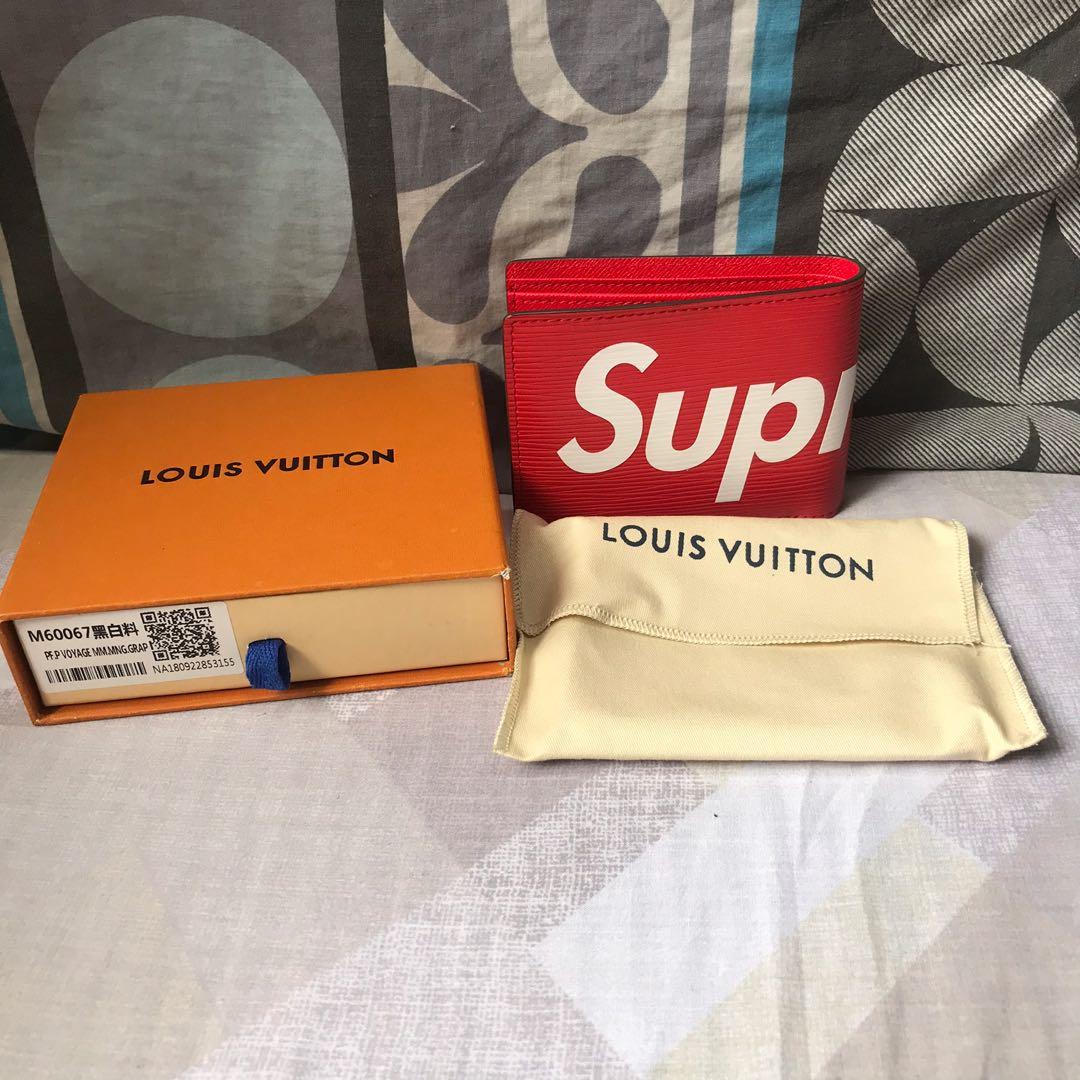 Lv x Supreme Neverfull, Luxury, Bags & Wallets on Carousell