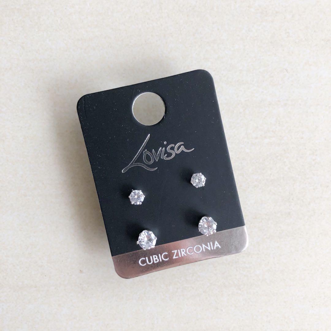 Lovisa cubic zirconia earrings sale