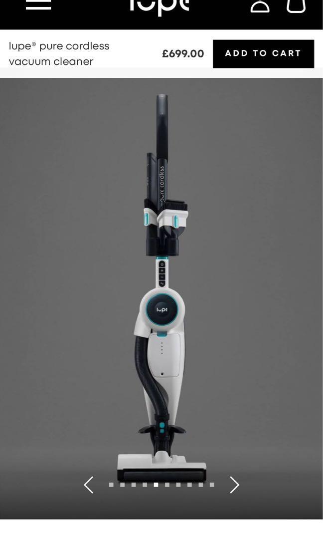 Lupe Cordless Vacuum Cleaner Kickstarter TV Home Appliances Vacuum Cleaner Housekeeping on Carousell