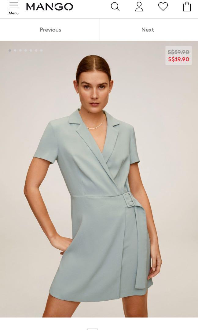 Wrap dress mango Clearance