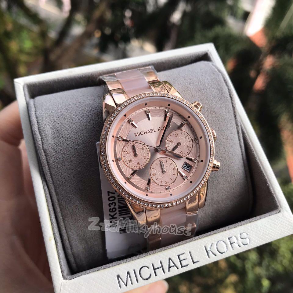 michael kors rose color watch