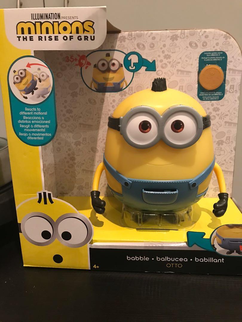 Minions The Rise Of Gru Babble Otto Interactive Mattel 35 Sounds Laughs Toys Games Collectibles On Carousell