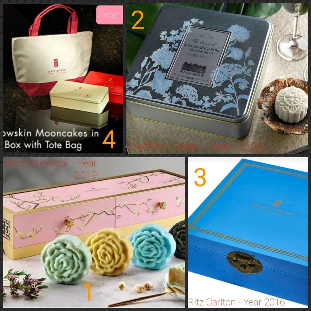 Mooncake Box 4 Designs Everything Else On Carousell