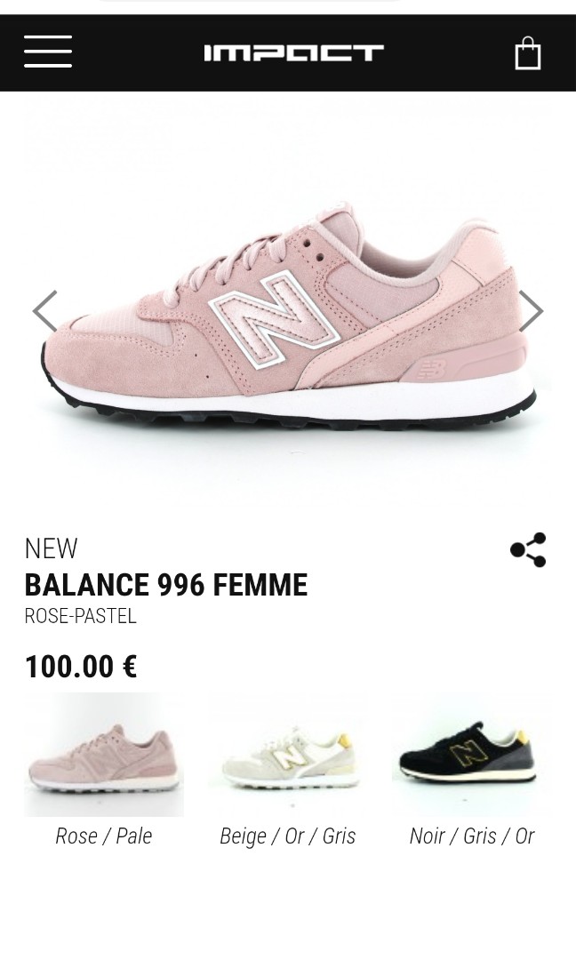 New balance 996 pastel femme outlet