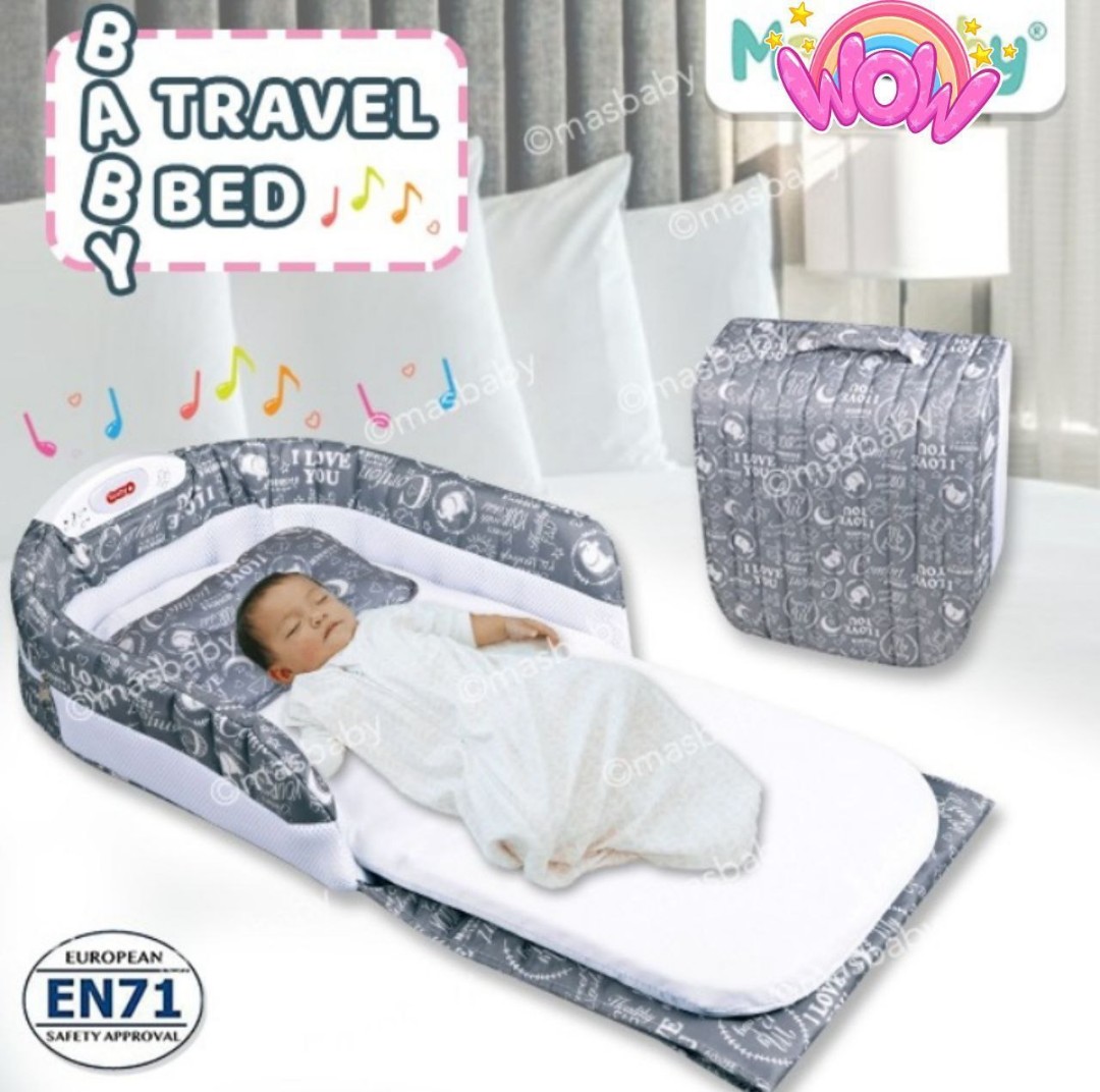 Newborn Travel Mattress Foldable Baby Bed, Babies & Kids, Baby Nursery