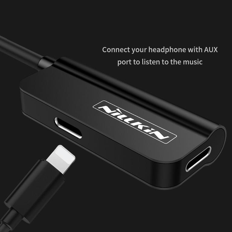 Nillkin Rockpower Audio Adapter Lightning Connector Headphone Jack