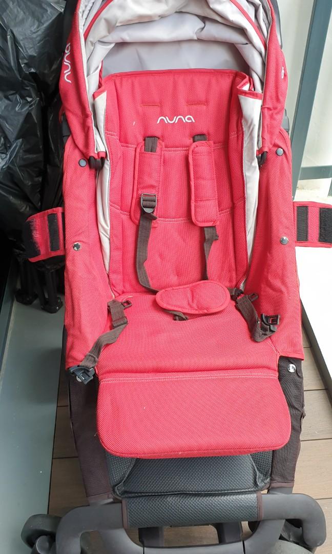 nuna stroller pink