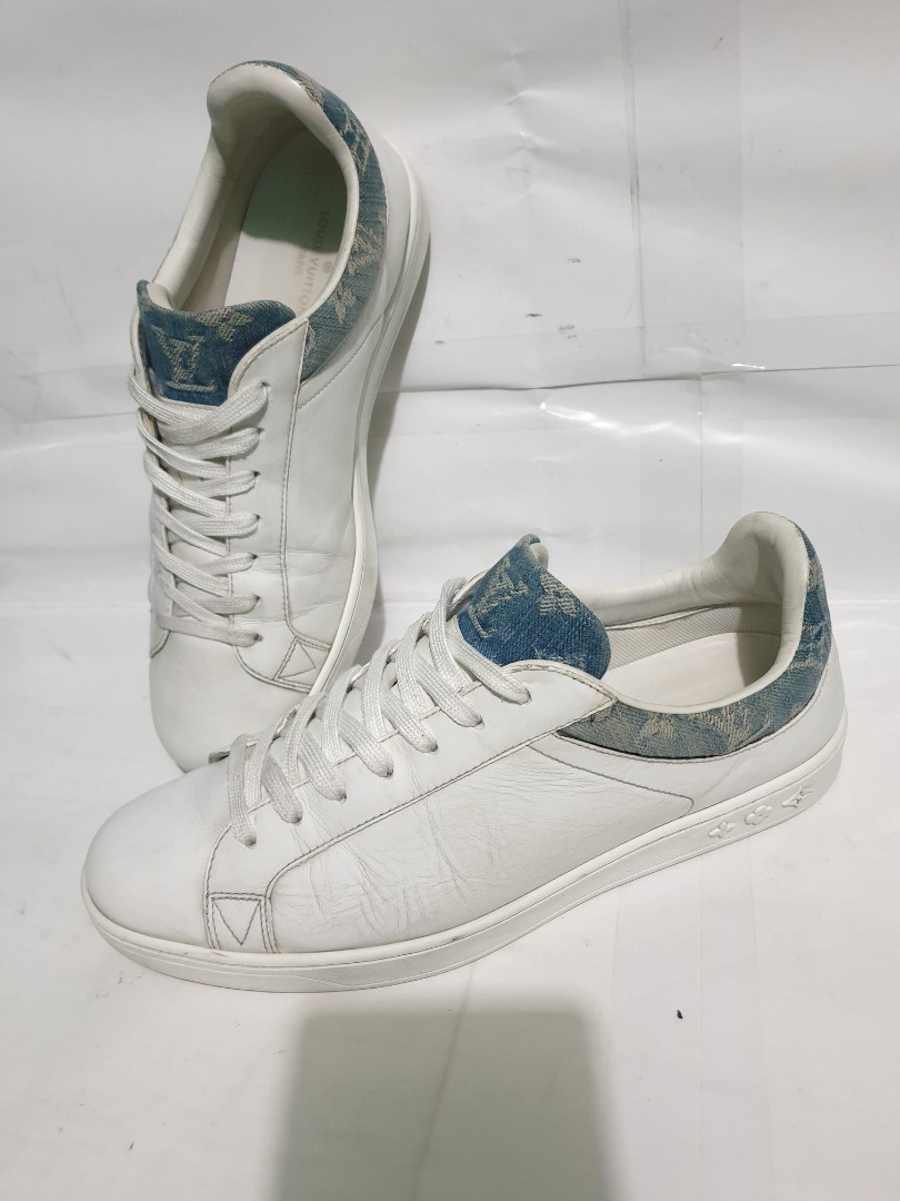 Original sneakers .sepatu pria lv size 41 .mulus, Fesyen Pria, Sepatu ,  Sneakers di Carousell