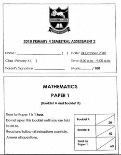 2019 Primary 6 Past Year Exam Paper Books Stationery Textbooks Primary On Carousell