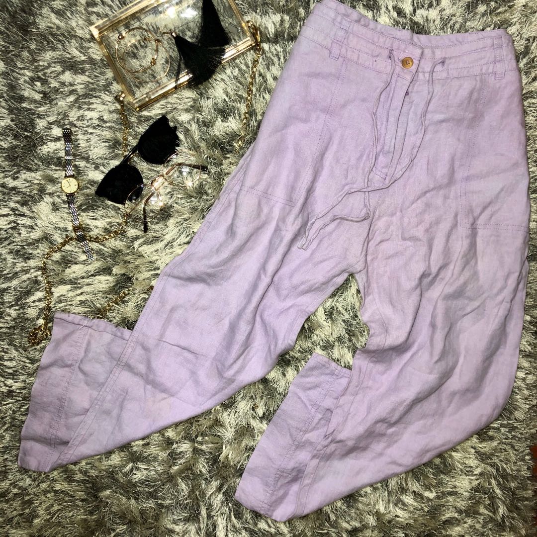 Pastel cargo square pants, Women's Fashion, Bottoms, Other Bottoms on