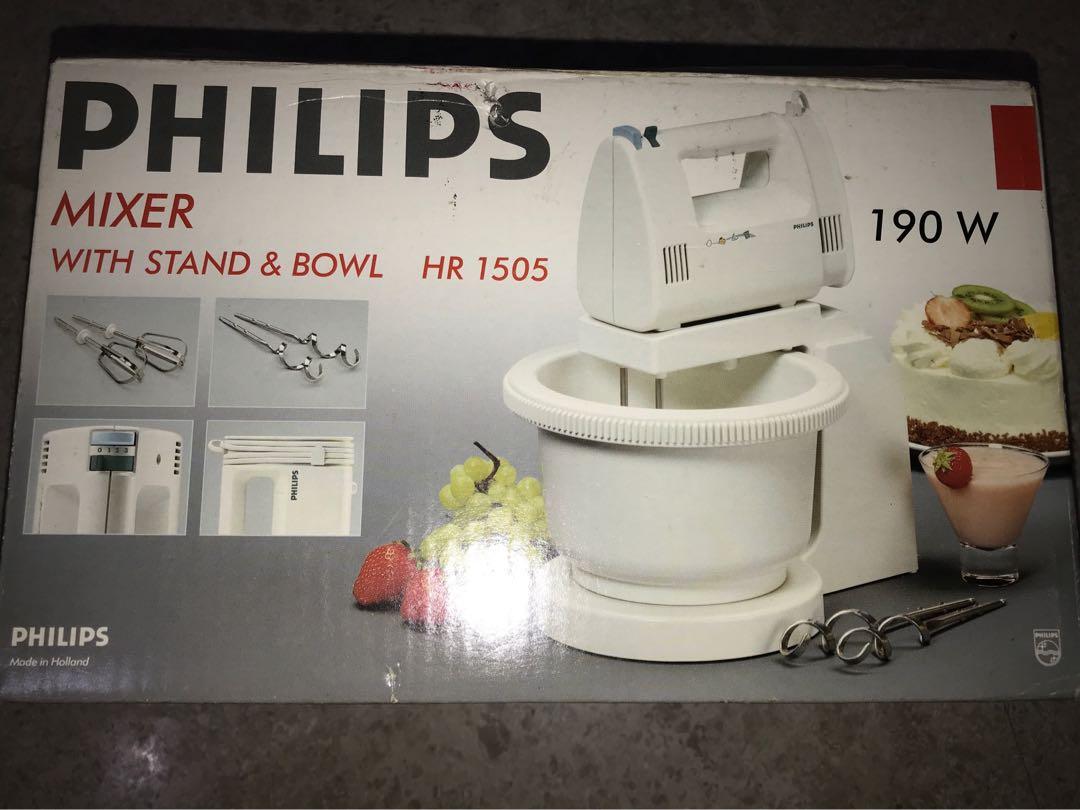 philips hand mixer with bowl