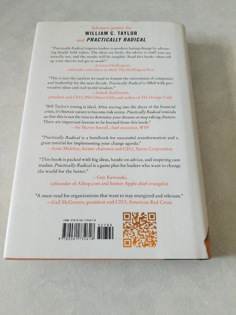 Practically Radical (Category: Textbooks) located in Singapore. Submitted by hyfive (Listing ID 1031991237, Image 2). Description: Yellowish pages No dog-eared Postage preferred.