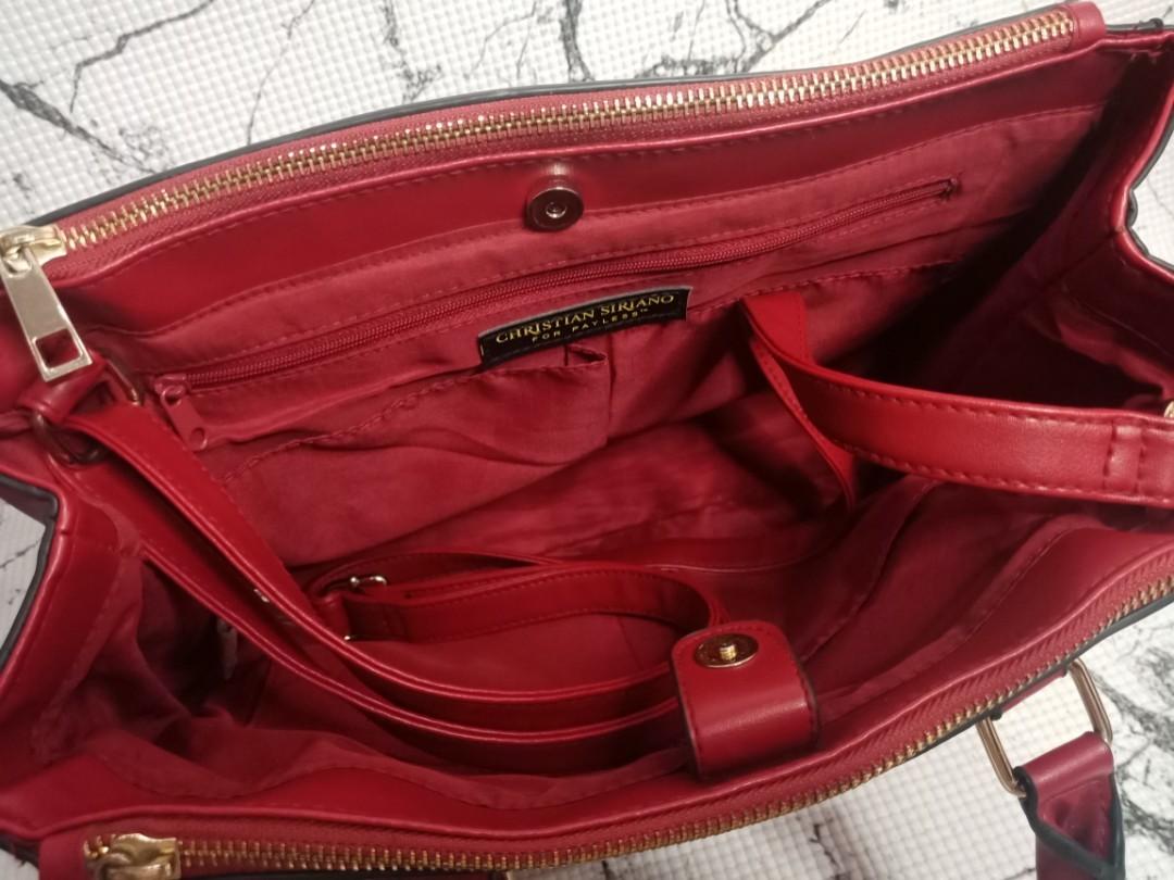 Christian siriano red clearance bag