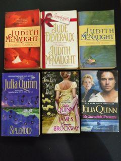 Preloved Novels (Judith McNaught & Julia Quinn)