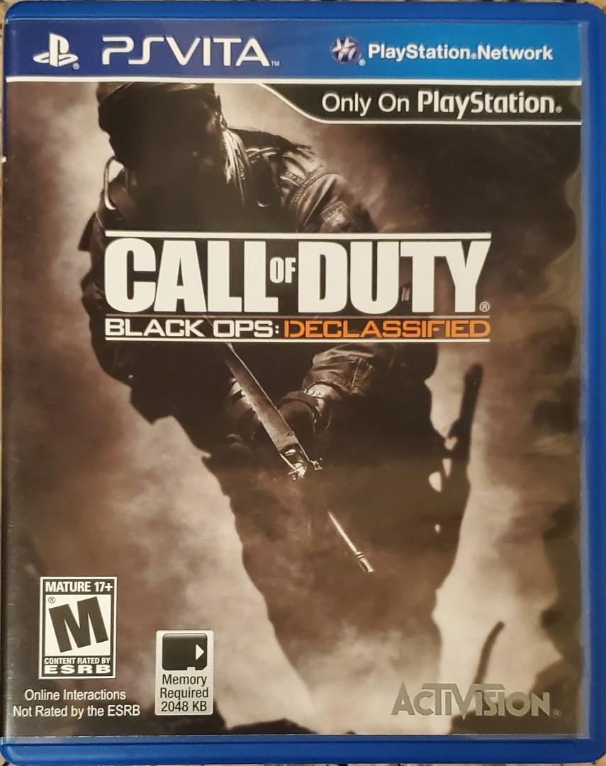 Ps Vita Call Of Duty Black Ops Declassified 遊戲機 遊戲機裝飾配件 遊戲週邊商品 Carousell