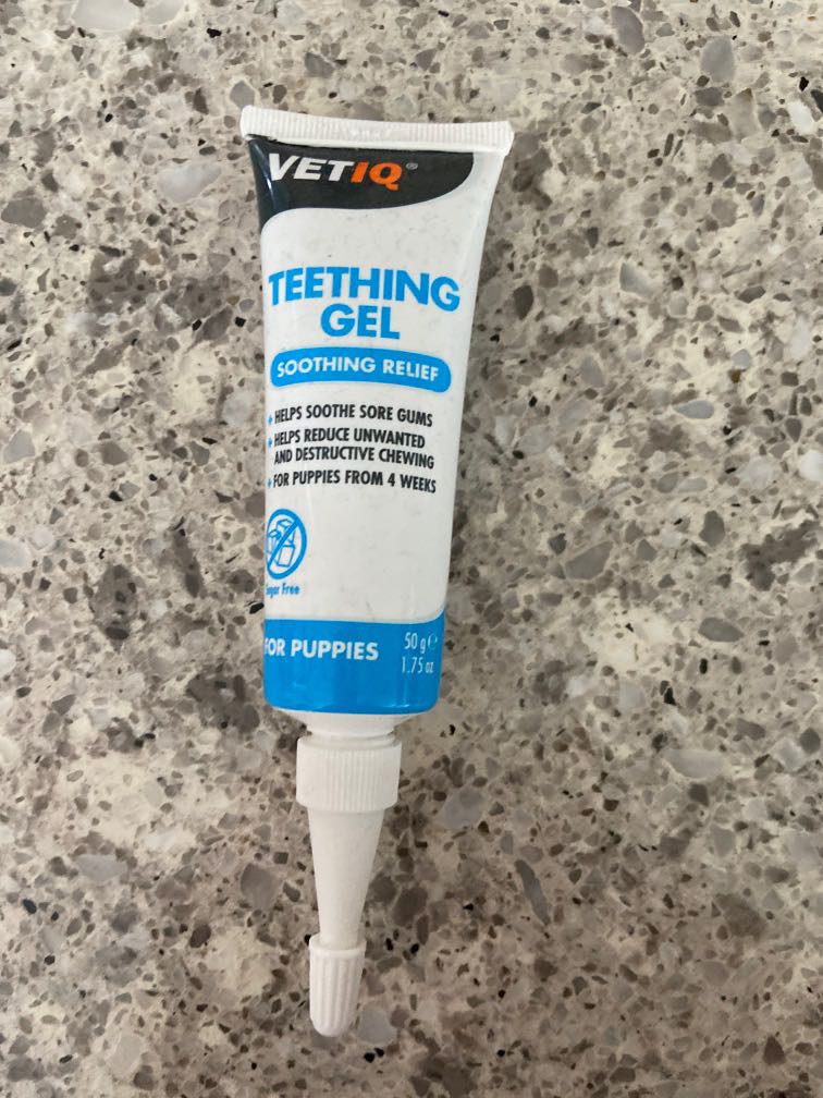 puppy teething gel