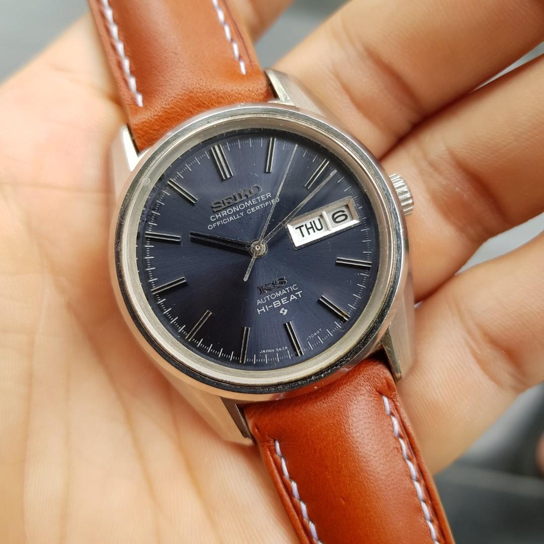 Rare Blue Dial King Seiko 5626-7041, Men's Fashion, Watches & Accessories,  Watches on Carousell