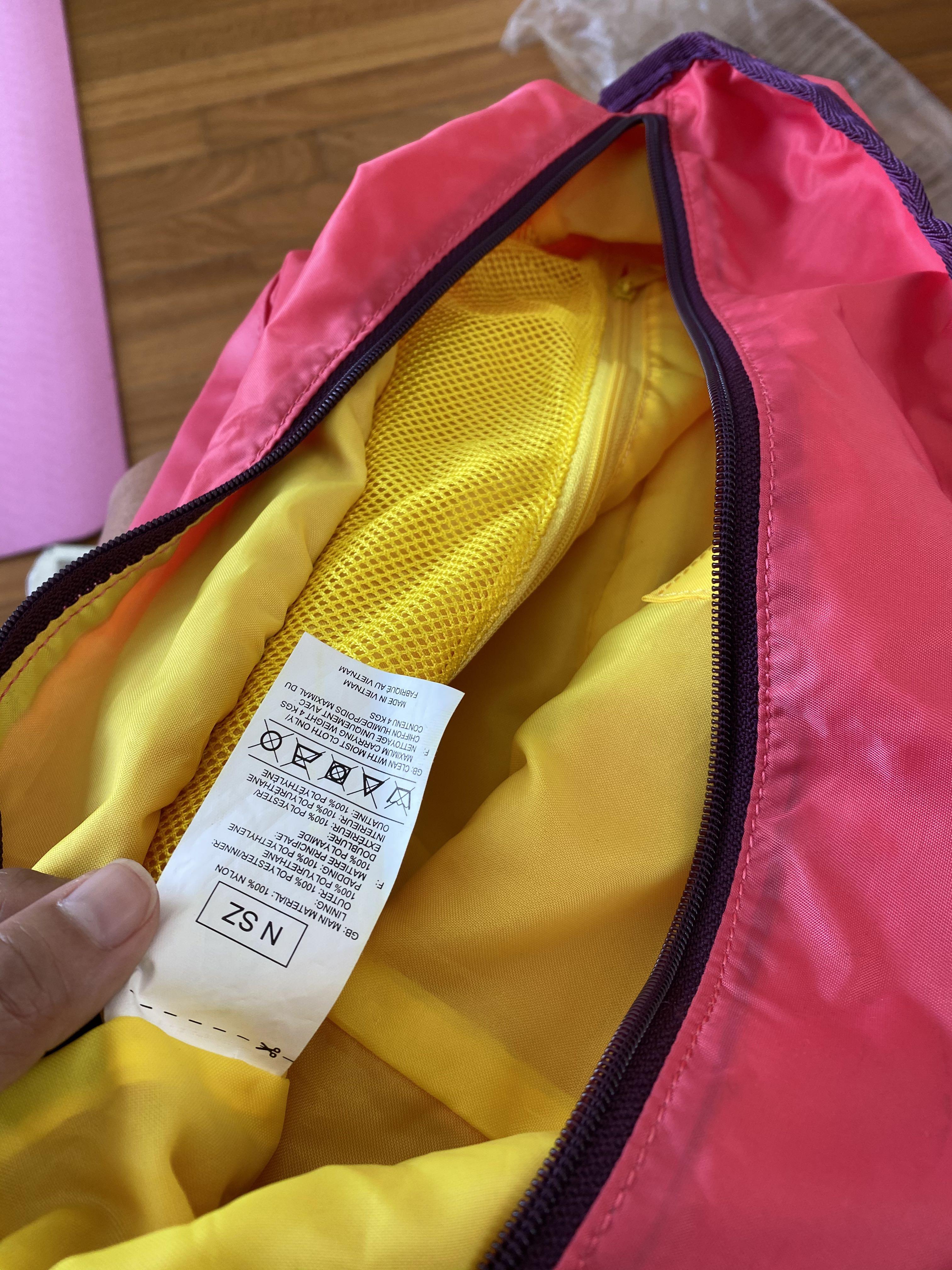 Pink Reebok gym bag