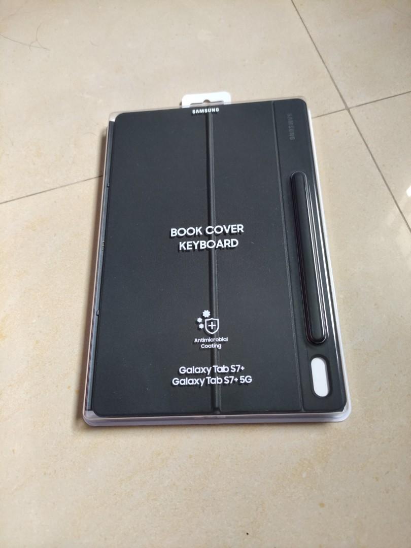 Samsung galaxy tab s7 plus keyboard book cover, Mobile Phones & Gadgets