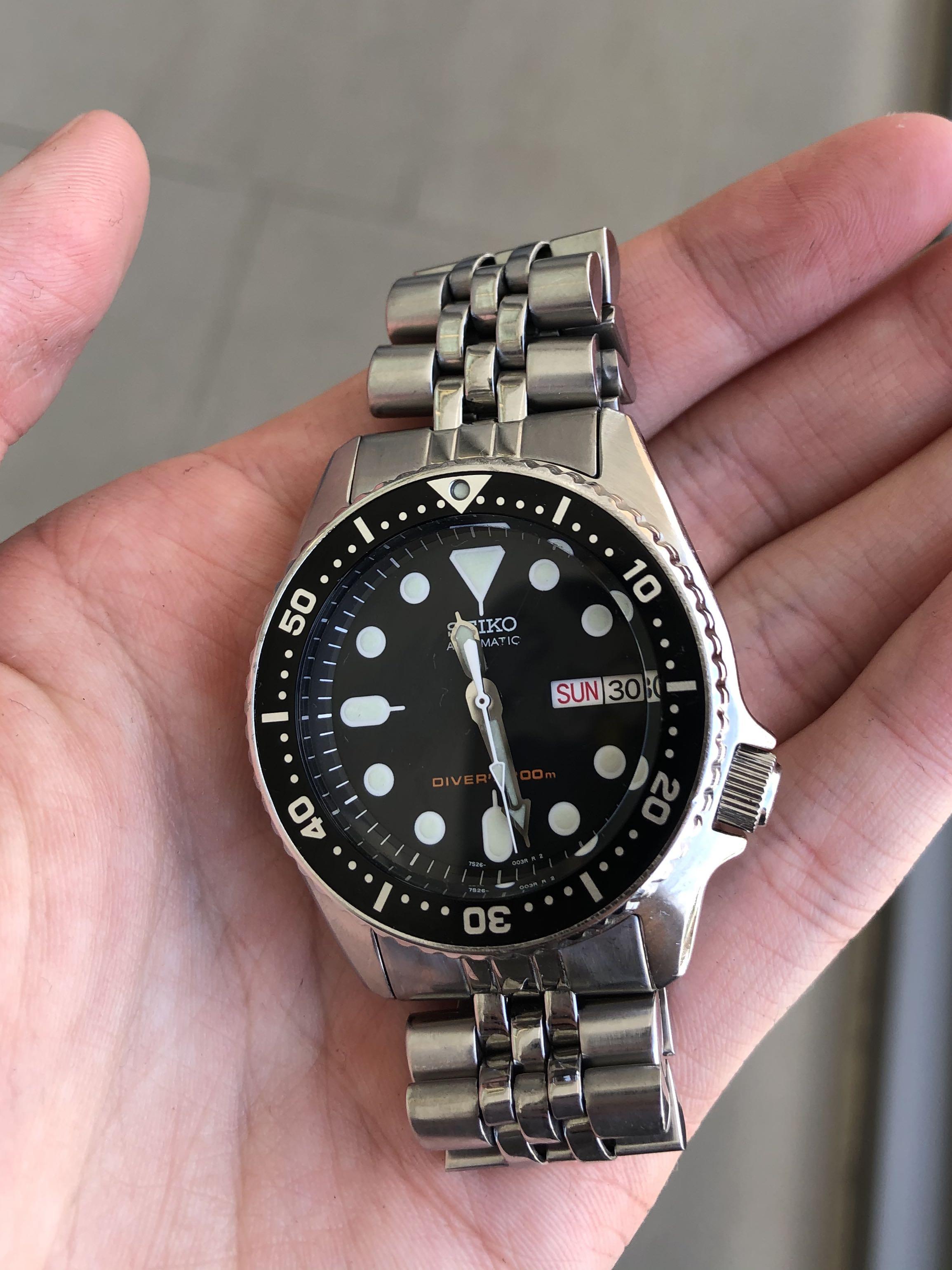 rare price seiko skx013 seiko diver watch small size diver 38mm seiko skx  seikoskx , Luxury, Watches on Carousell